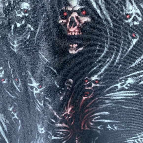 Vintage Skeleton Scythe Tee - Picture 7 of 8